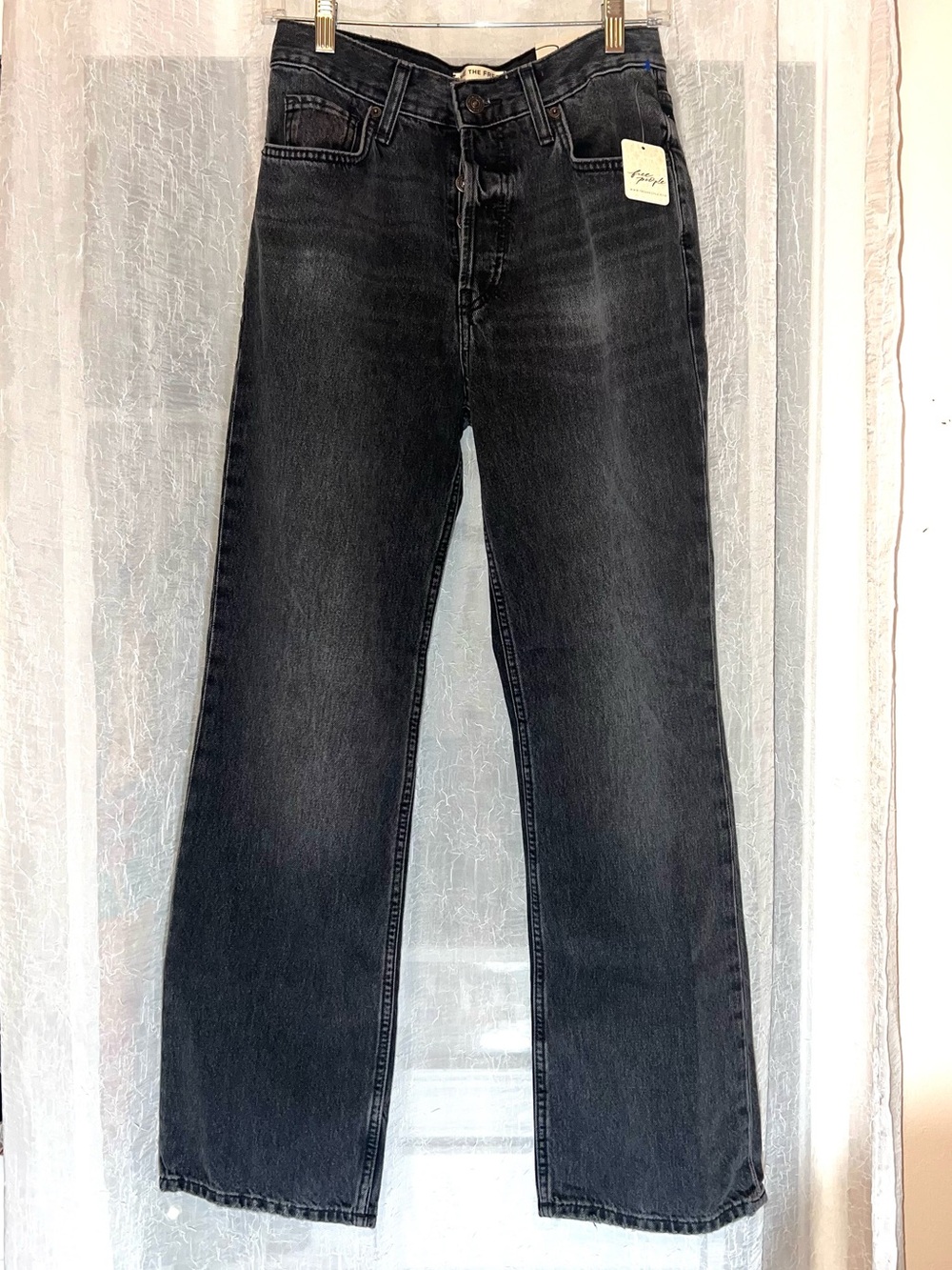 🔘We The Free Holly High Rise Black Washed Bootcut Jeans NEW
